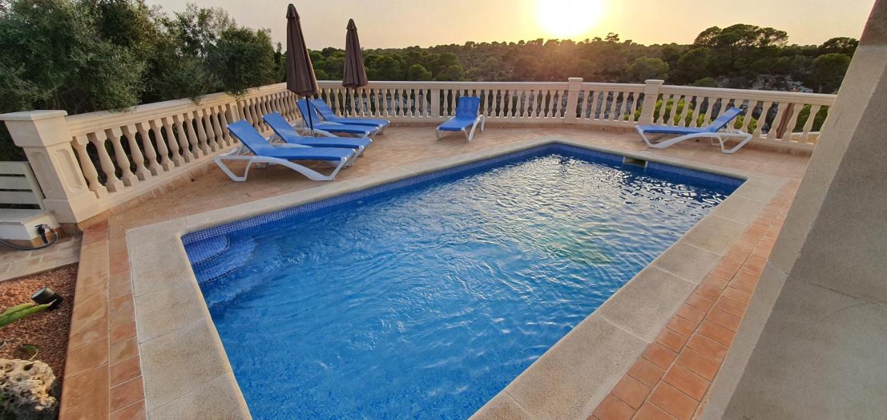* Casa Del Diamante - Meer- Und Buchtblick Villa * Cala Pi  Esterno foto