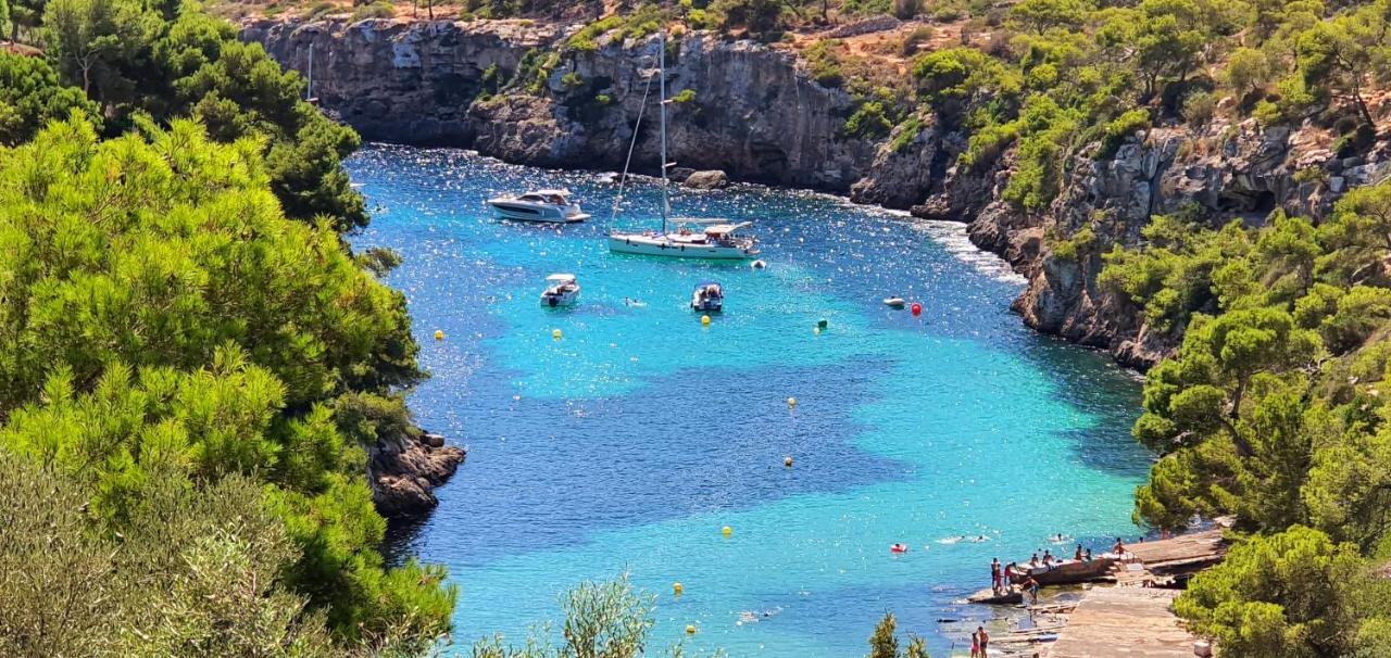 * Casa Del Diamante - Meer- Und Buchtblick Villa * Cala Pi  Esterno foto